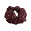 Equetech Pin Spot Hair Scrunchie in Maroon/White - WEB EXCLUSIVE