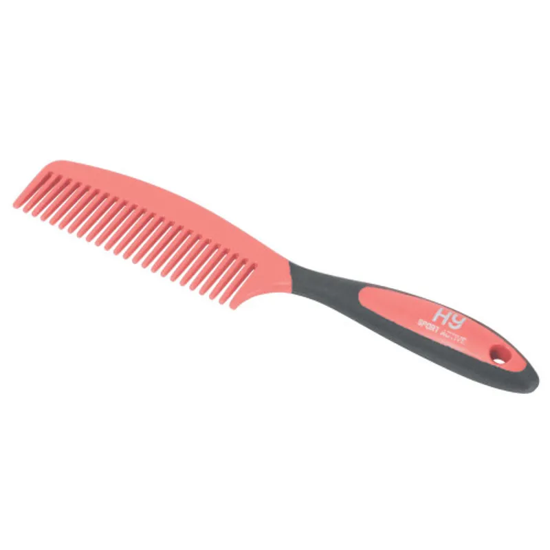 Hy Equestrian Sport Active Comb in Coral Rose - WEB EXCLUSIVE