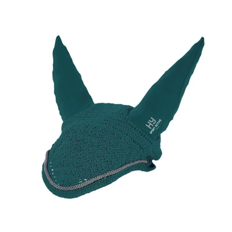 Hy Equestrian Sport Active Fly Veil in Alpine Green