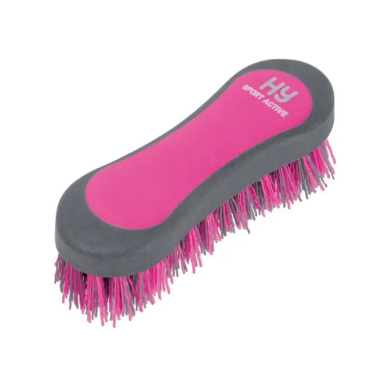 Hy Equestrian Sport Active Hoof Brush in Bubblegum Pink - WEB EXCLUSIVE