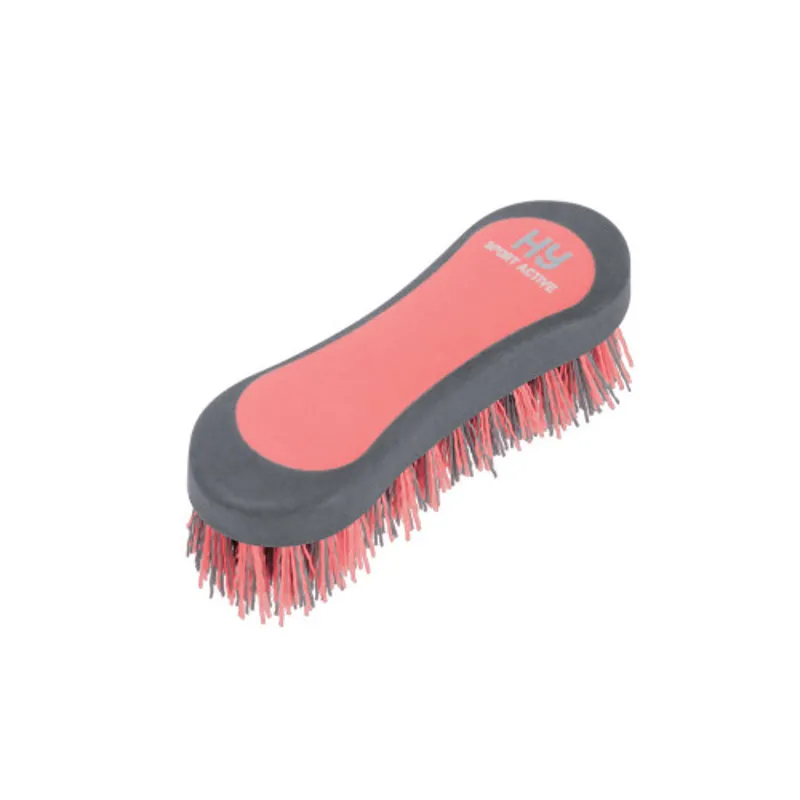 Hy Equestrian Sport Active Hoof Brush in Coral Rose - WEB EXCLUSIVE