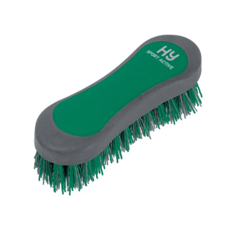Hy Equestrian Sport Active Hoof Brush in Emerald Green - WEB EXCLUSIVE