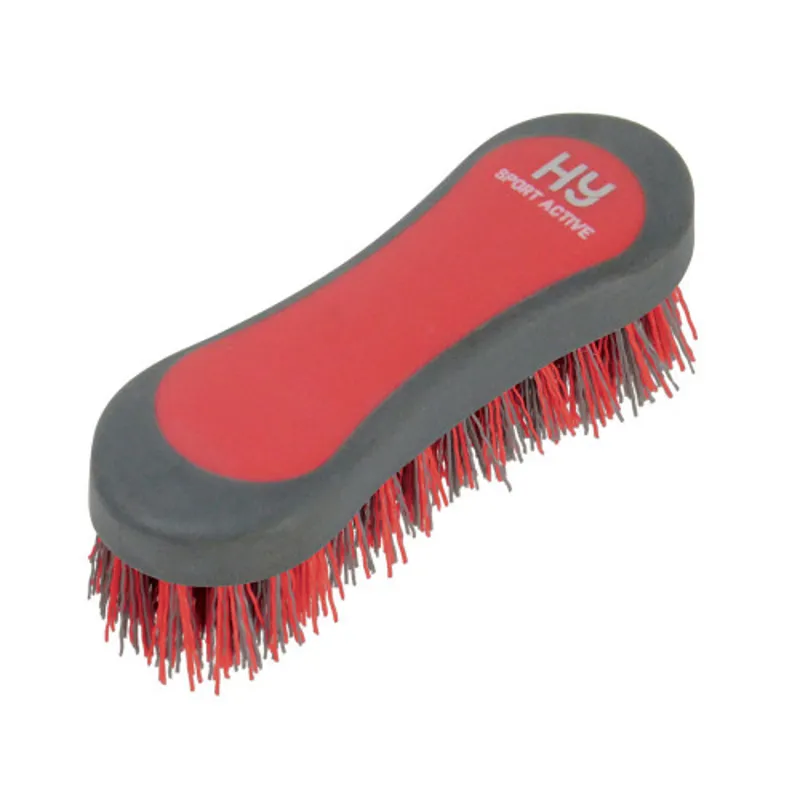 Hy Equestrian Sport Active Hoof Brush in Rosette Red - WEB EXCLUSIVE
