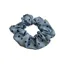 Equetech Polka Dot Hair Scrunchie in Light Blue/Navy - WEB EXCLUSIVE