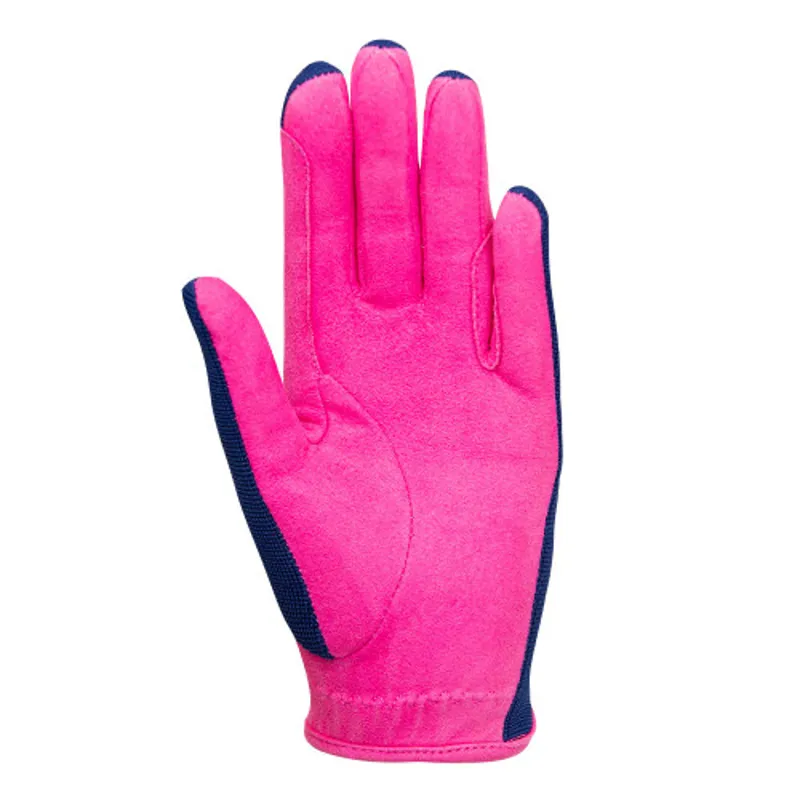 Little Rider Stacy Riding Gloves Kids in Navy/Pink - WEB EXCLUSIVE-1