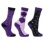 Hy Equestrian Stella Socks Kids in Purple/Black - WEB EXCLUSIVE