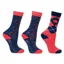 Hy Equestrian Stella Socks Kids in Navy/Red - WEB EXCLUSIVE