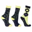 Hy Equestrian Stella Socks Kids in Navy/Yellow - WEB EXCLUSIVE