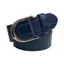 Stirrup Leather Belt 35mm in Navy Snakeskin/Silver - WEB EXCLUSIVE