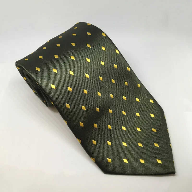 Equetech Junior Diamond Tie in Forest Green/Gold