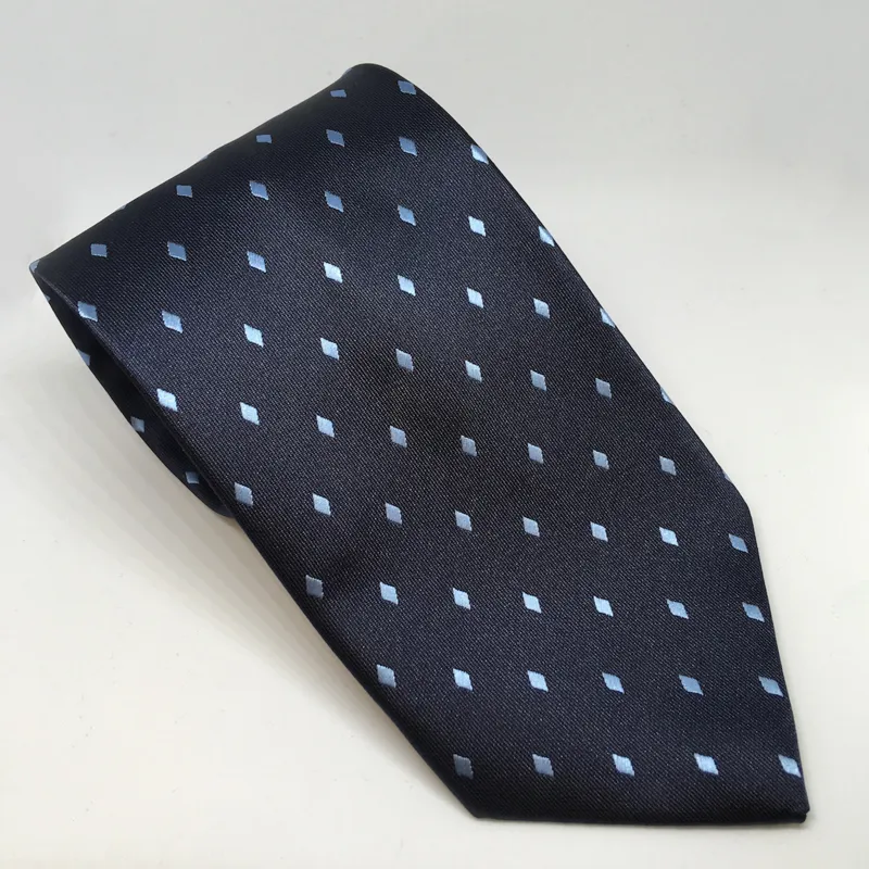 Equetech Junior Diamond Tie in Navy/Light Blue