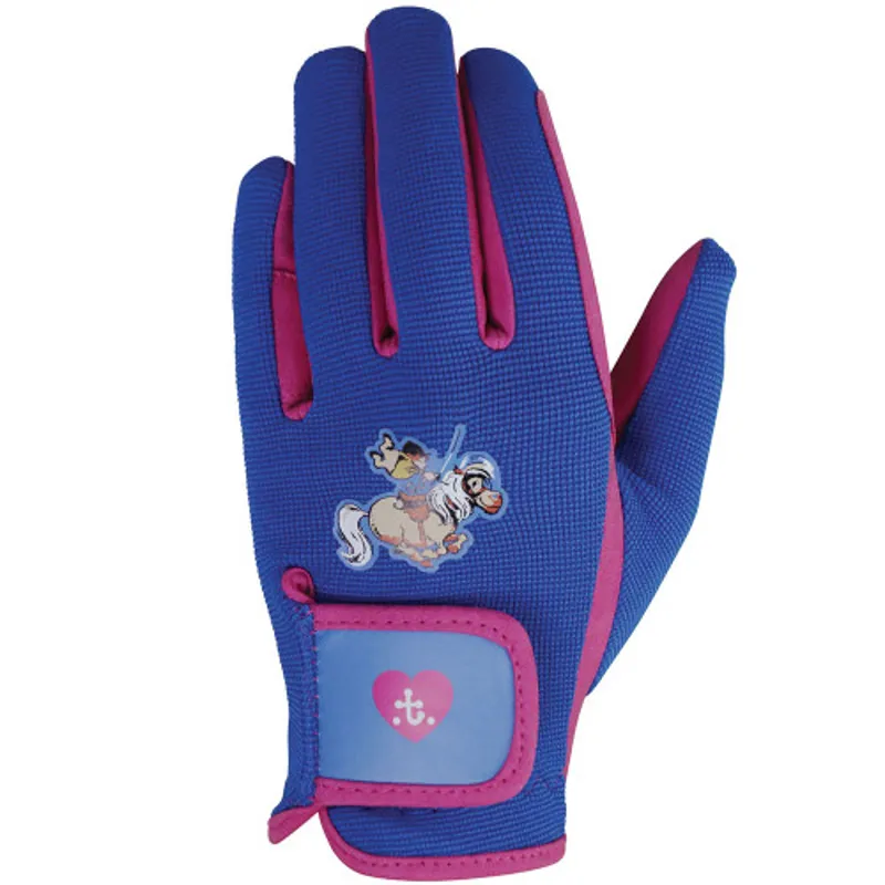 Hy Equestrian Thelwell Race Riding Gloves Kids - WEB EXCLUSIVE