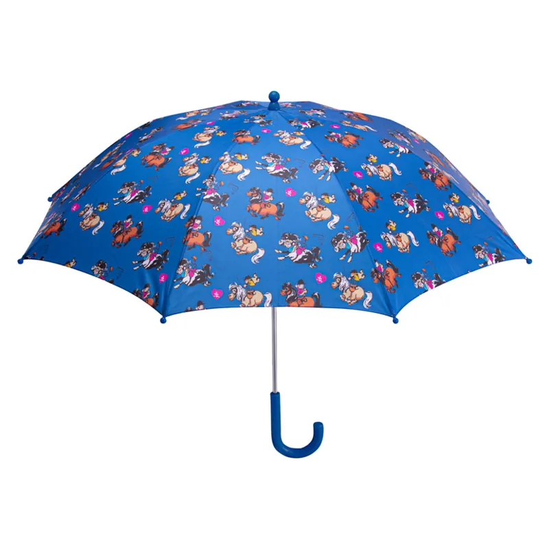 Hy Equestrian Thelwell Race Umbrella in Blue - WEB EXCLUSIVE-1