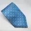 Equetech Polka Dot Adults Tie in Light Blue/White - WEB EXCLUSIVE
