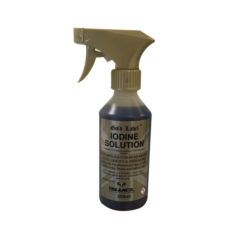 Gold Label Iodine Spray 250ml