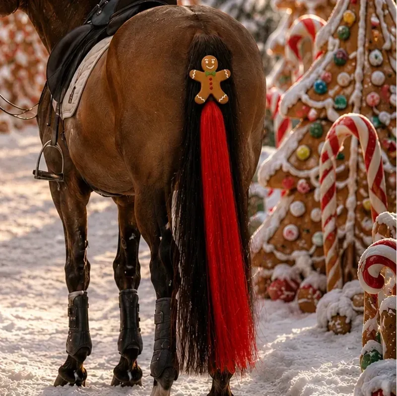 Equetech Gingerbread Man Tail Tassel-1