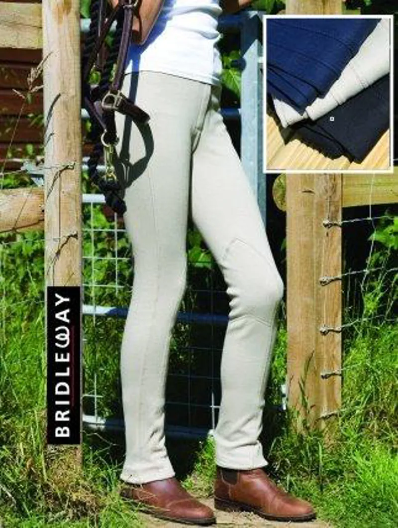 Bridleway Jodhpurs Ladies Navy-1