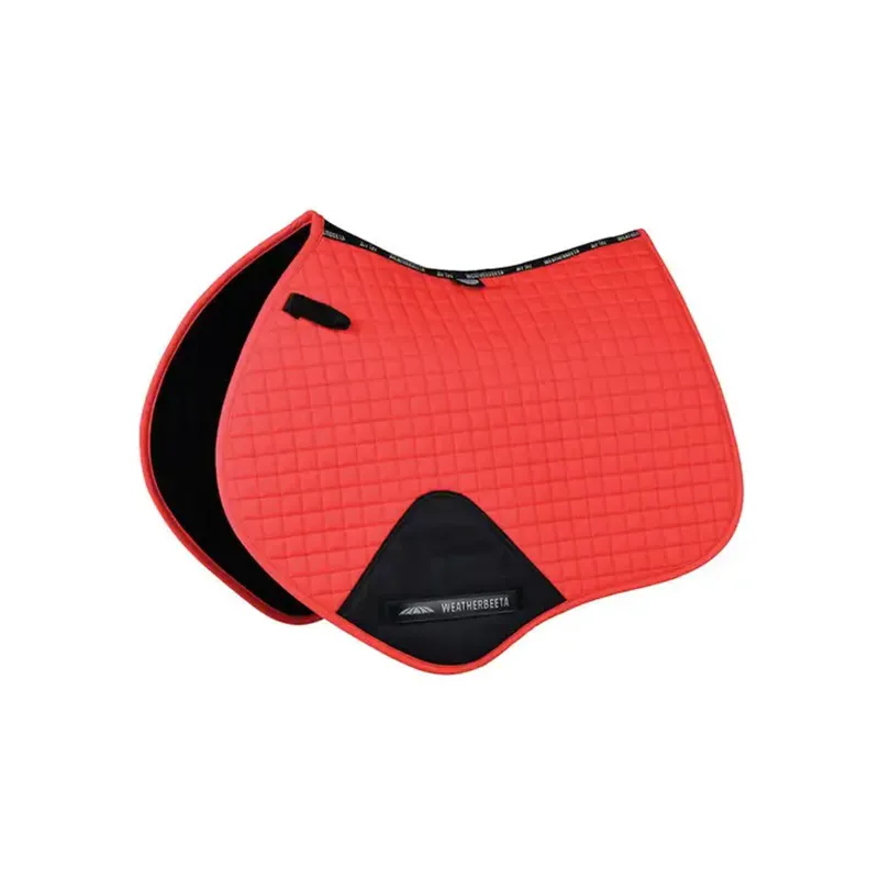 Weatherbeeta Prime Close Contact Saddle Pad in Bittersweet Red