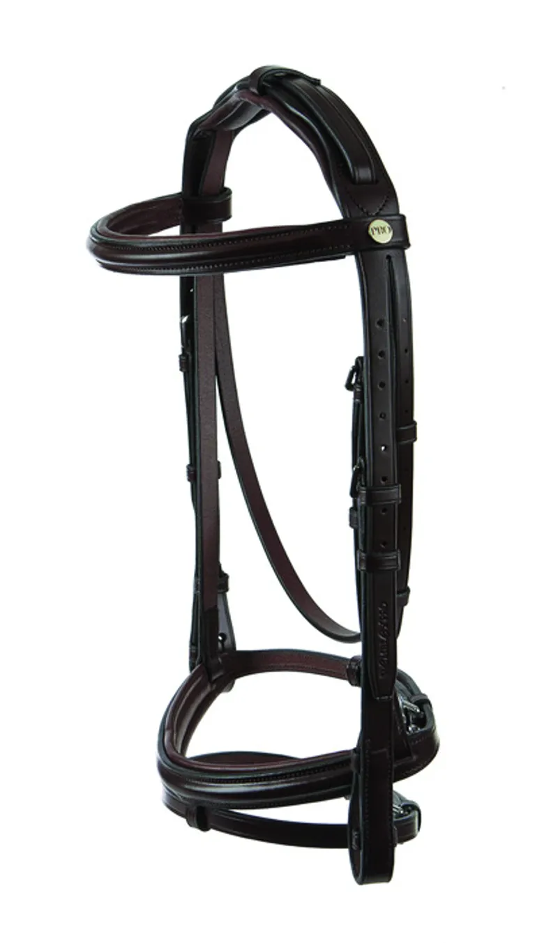 Jeffries Wembley Pro Flash Bridle in Black
