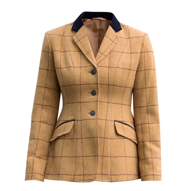 Equetech Wheatley Deluxe Tweed Riding Jacket in Brown