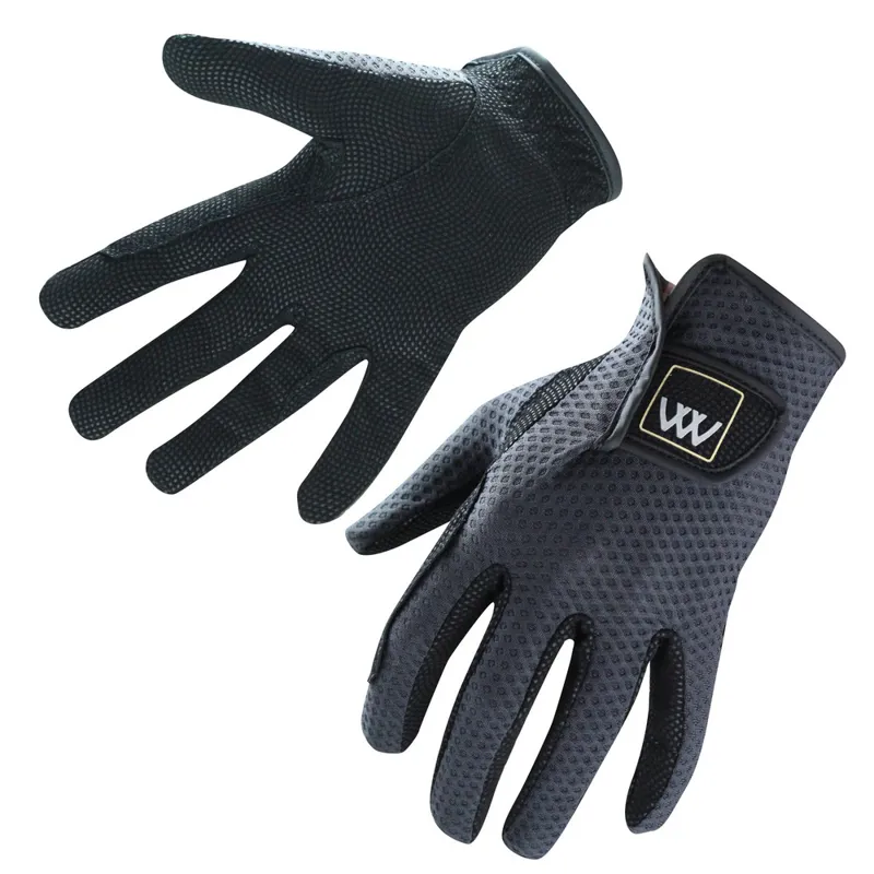 Woof Wear Event Riding Gloves Unisex in Black